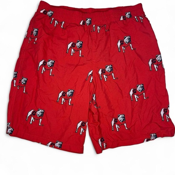Columbia Georgia Bulldogs Swim Shorts – Youth L/ 14/16 – Quick-Dry + UPF 30 - Picture 1 of 8